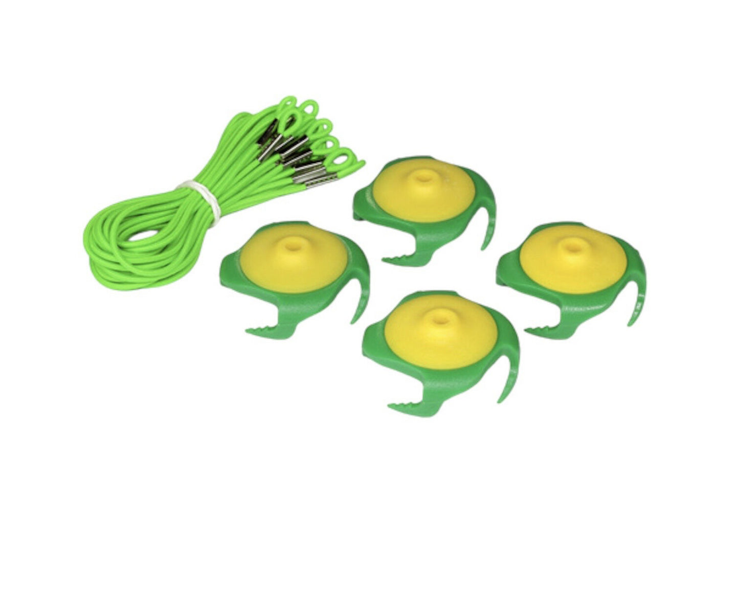 Tee Claw Four Pack - Green & Yellow