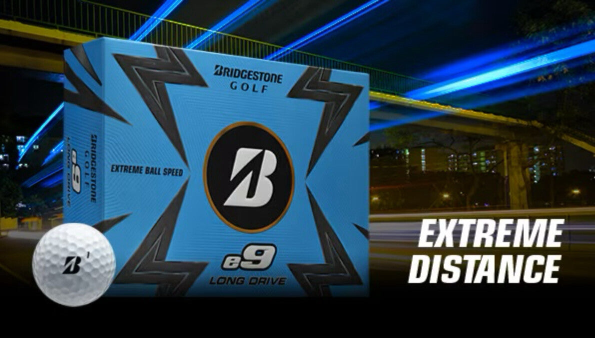 Bridgestone e9 LONG DRIVE White Dozen Balls