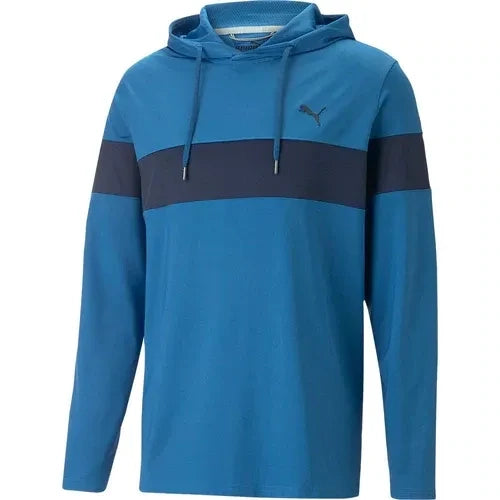 Puma MATTR Colourblock Hoodie - Lake Blue/Navy Blazer