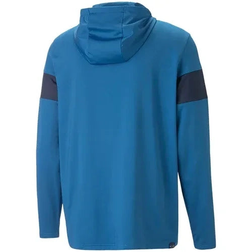 Puma MATTR Colourblock Hoodie - Lake Blue/Navy Blazer