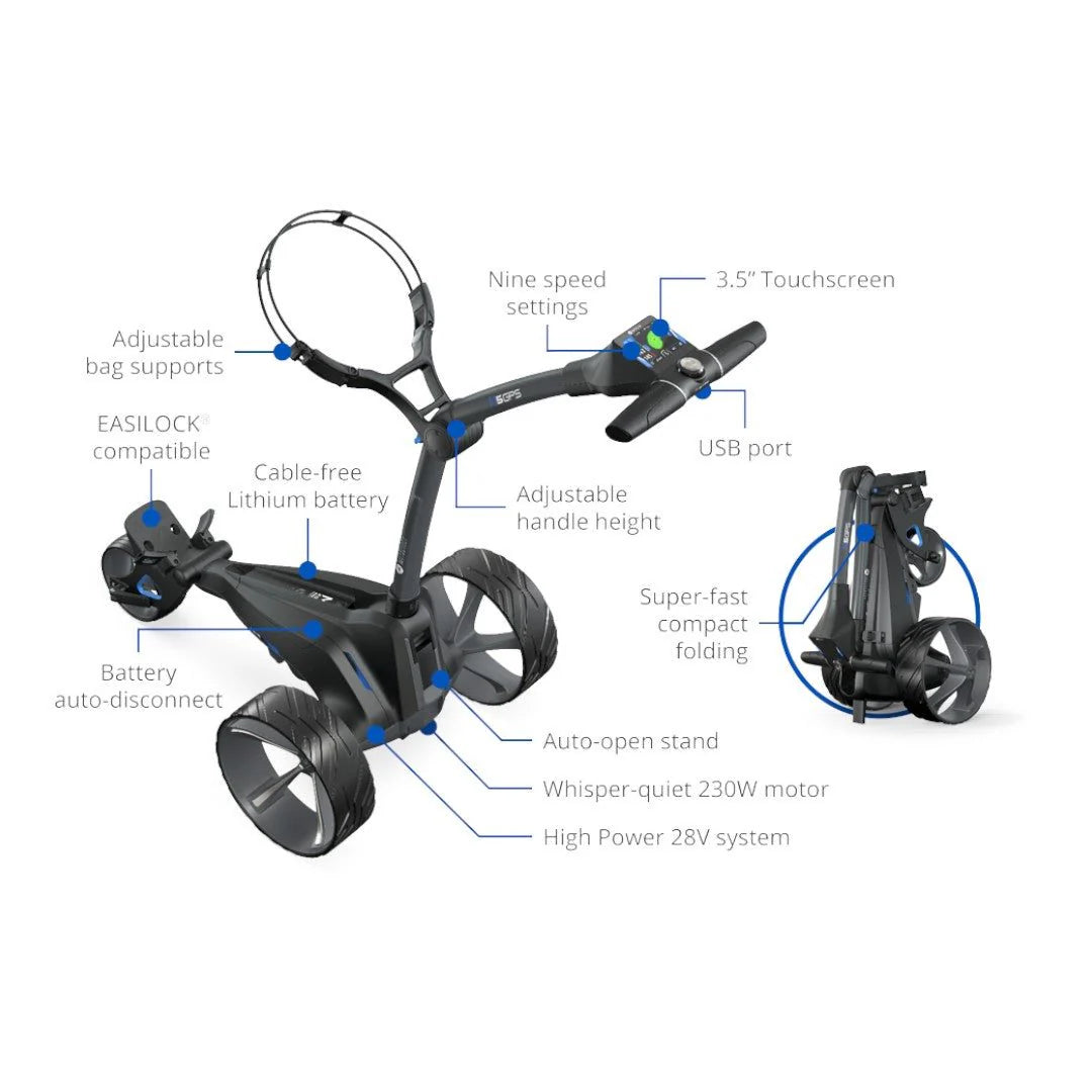 Motocaddy M5 GPS Electric Golf Trolley