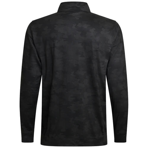 Puma Cloudspun Camo 1/4 Zip Pullover - Black