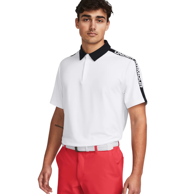 Under Armour Playoff 3.0 Striker Polo - White/Black