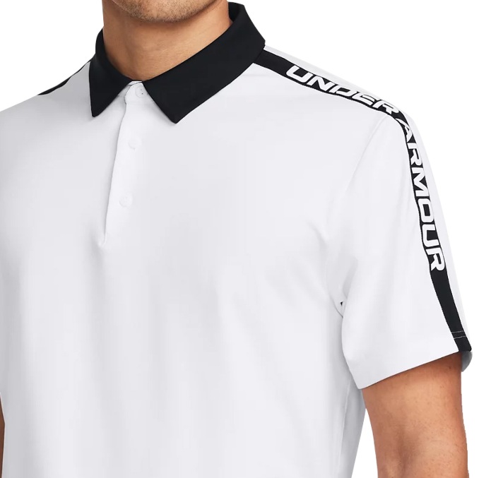 Under Armour Playoff 3.0 Striker Polo - White/Black