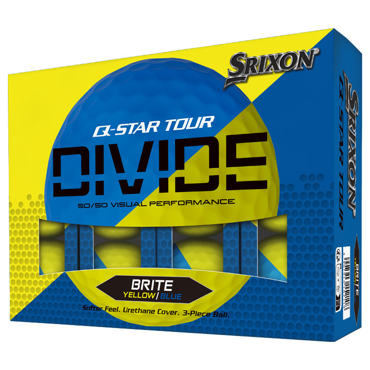 Srixon 4 for 3 Dozen Divide Q Star Tour Golf Balls