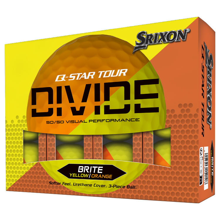 Srixon 4 for 3 Dozen Q Star Tour Divide Golf Balls