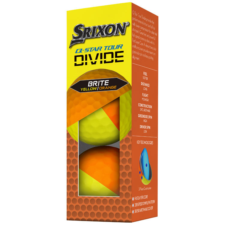 Srixon 4 for 3 Dozen Q Star Tour Divide Golf Balls