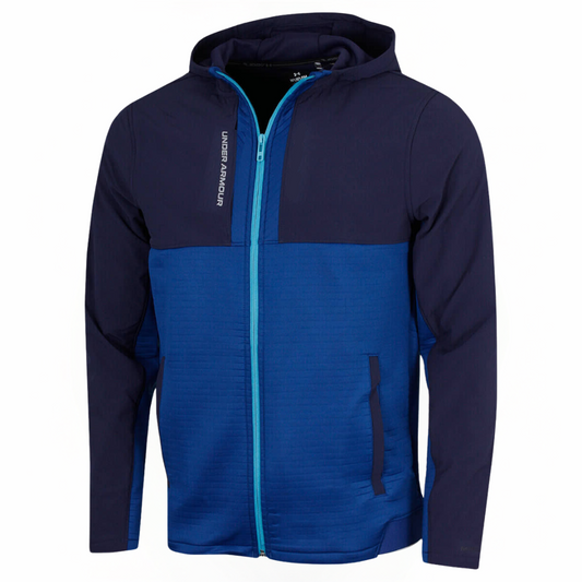 Under Armour Storm Daytona Full Zip Hoodie - Midnight Navy/Blue Mirage