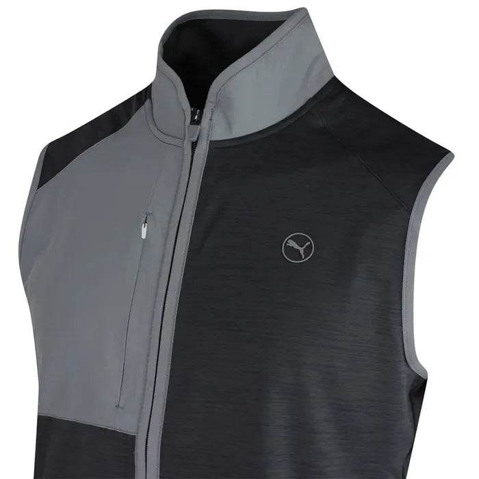 PUMA Golf Vest - Cloudspun FZ Mid - Black